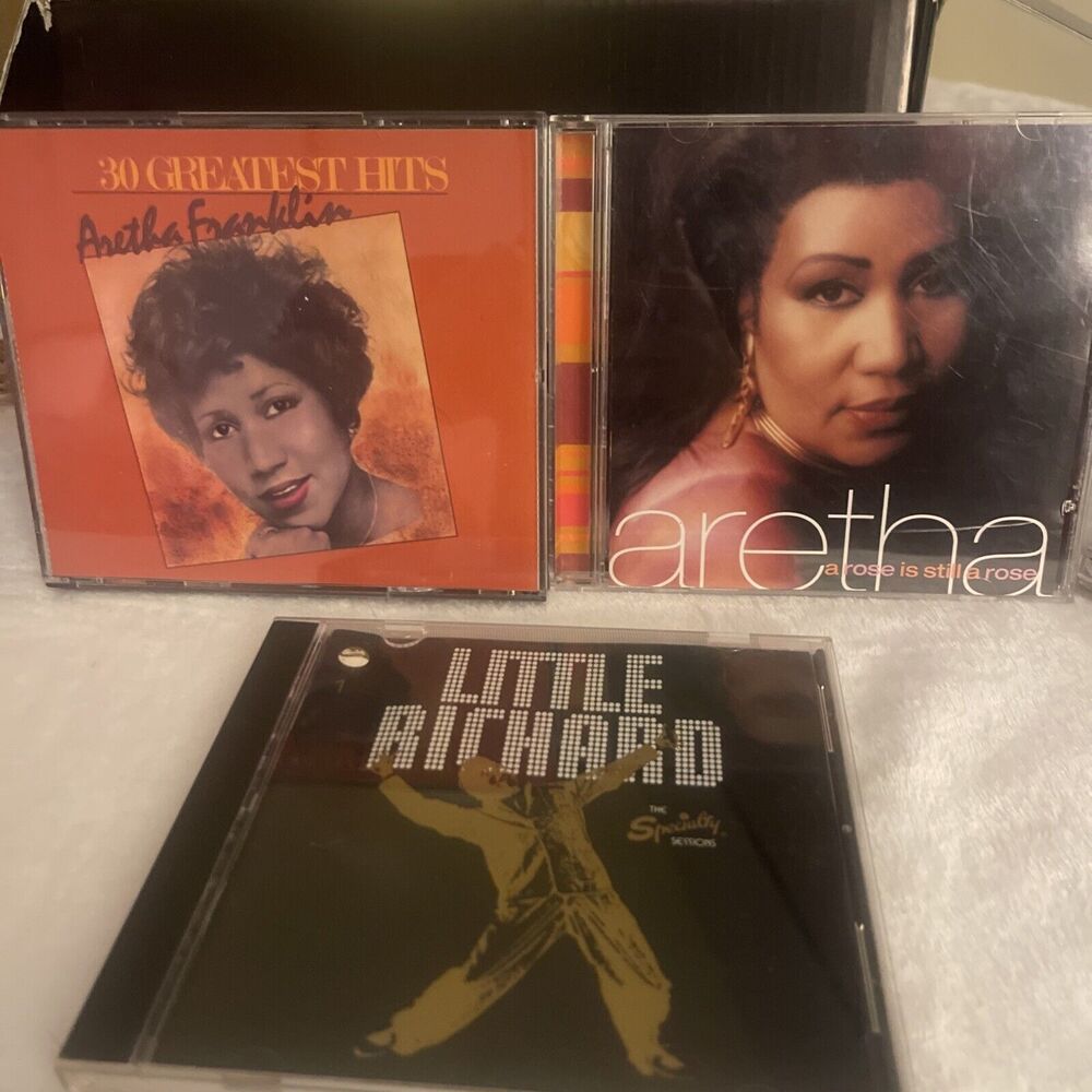 4 Cds. Aretha Franklin & Little Richard